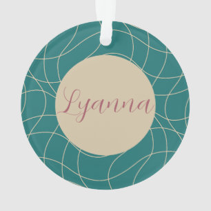 Elégant Vintage Christmas Whimsy Nom photo personn