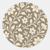  Elegant Vintage Floral Stickers  (Devant)