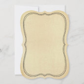 Elegant Vintage Floral Thanksgiving Kaart (Achterkant)