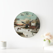 Elegant Vintage kerstavond Grote Klok (Huis)