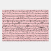 Élégant Vintage manuscrit feuille notes de musique (Devant 3)