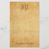 Élégant Vintage manuscrit Monogramme Cool Modèle (Devant)