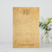 Élégant Vintage manuscrit Monogramme Cool Modèle (Debout devant)