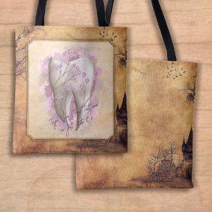 Elegant Vintage Ouderwetse Tandarts Cadeau Draagtas