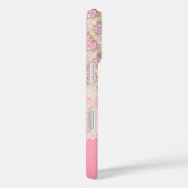 Élégant Vintage rose floral iPhone 16 Coque (Verso / Droite)