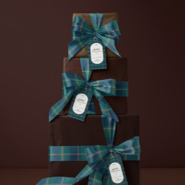 Elegant vintage Tartan Plaid Christmas Lint