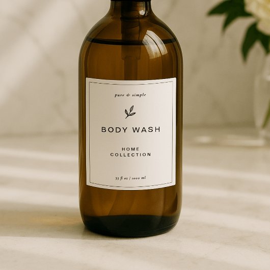 Élégant Vinyl Étiquettes de salle de bain étanche,