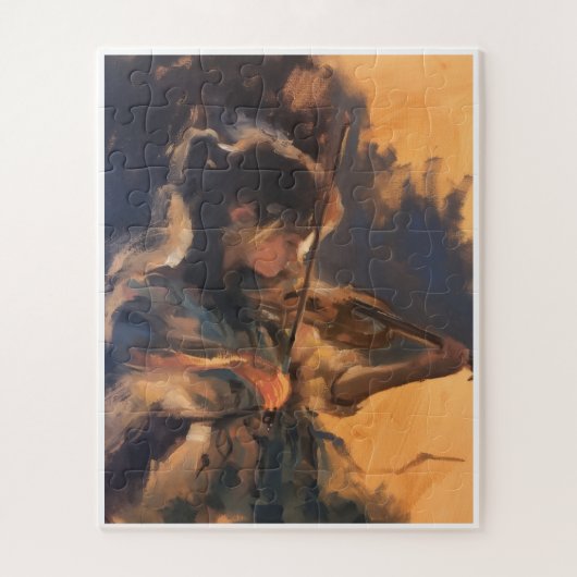 elegant violen legpuzzel (Verticaal)