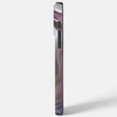 Élégant violet argenté iPhone / coque ipad (Verso / Gauche)