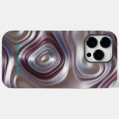 Élégant violet argenté iPhone / coque ipad (Verso (horizontal))