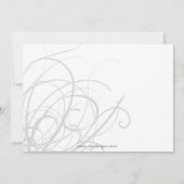 élégant violet Corporate party Invitation (Dos)