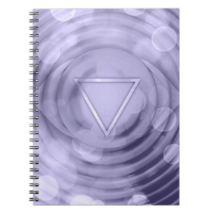 Elegant Violet Crown Chakra Spiritueel Zen Notitieboek