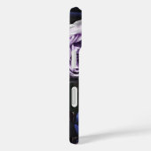 Elegant Violet Floral Paris Eiffel Tower Quote Case-Mate iPhone Case (Achterkant / Rechts)