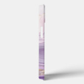 Élégant violet & Gold Waves iPhone 13 Coque - Drea (Verso / Droite)
