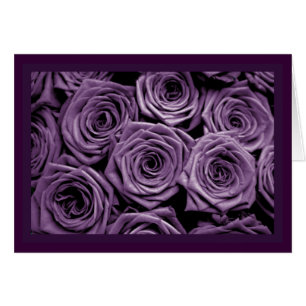 Élégant violet Rose Valentine
