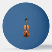 Elegant Violin Ping Pong Ball (Achterkant)