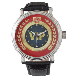 Elegant VIP-embleem Horloge
