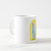 Elegant Virgin Mary Catholic Religious Koffiemok (Voorkant links)