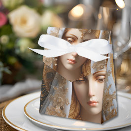 Elegant Virgin Mary Favor Box Rosary or Sweets Bedankdoosjes