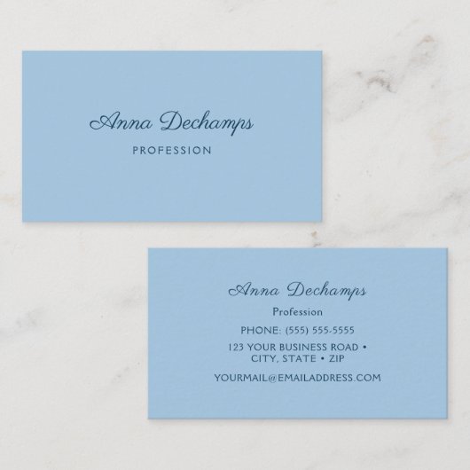 Elegant Visitekaartje (Voorkant / Achterkant)