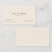 Elegant Visitekaartje (Voorkant / Achterkant)