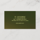 elegant visitekaartje (Achterkant)