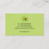 elegant visitekaartje (Achterkant)