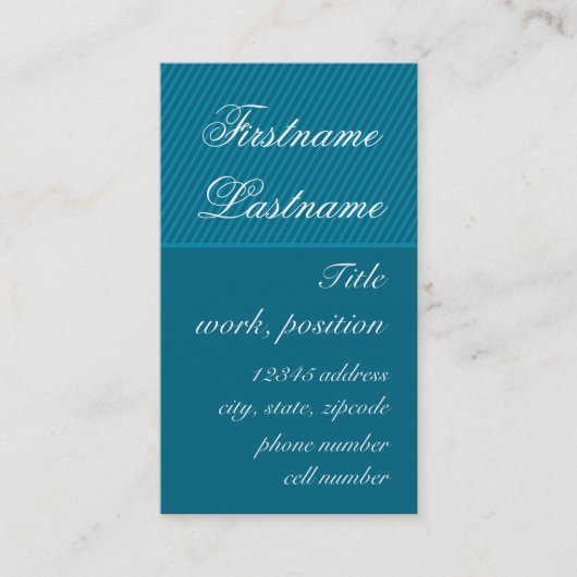 Elegant Visitekaartje (Voorkant)