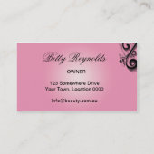 Elegant Visitekaartje (Achterkant)