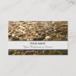 Elegant visitekaartje in helder vloeiend design