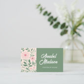 Elegant Visitekaartje met QR-code | DP7 (Staand voorkant)