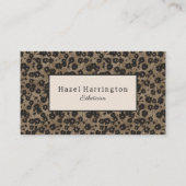 Elegant Visitekaartje Moderne Bloemen (Voorkant)