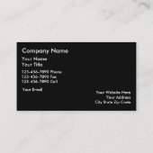 Elegant Visitekaartje onroerend goed (Achterkant)