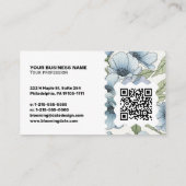 Elegant Visitekaartje – QR-code & logo (Achterkant)
