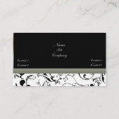 Elegant visitekaartje van wijnbouillons (Achterkant)