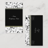 Elegant visitekaartje van wijnbouillons (Voorkant / Achterkant)