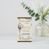 Elegant Visitekaartje voor aangepast theekoffie (Staand voorkant)