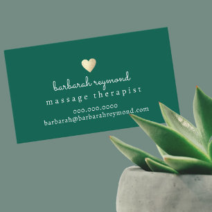 Elegant Visitekaartje voor massagetherapie