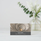 Elegant visitekaartje voor roltrappen (Staand voorkant)