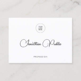 Elegant Visitekaartjes uploaden eigen Logo