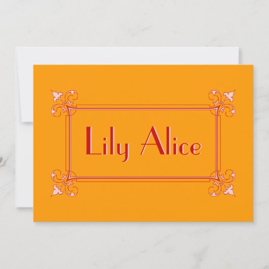 Elegant Vlaams Lijst Aankondiging (Voorkant)