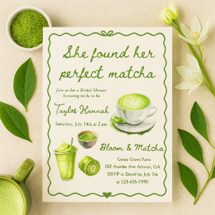 Elegant vond ze haar perfecte matcha Vrijgezellenf Kaart