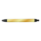 Elegant voor aangepaste Faux Gold Moderne Sjabloon Blauwe Inkt Pen (Voorkant)