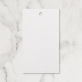 Elegant voor je Folie Gift Label (Achterkant)