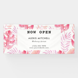 Elegant voor zaken met Tropical Interior Designer Spandoek