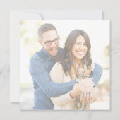 Élégant votre faire-part de mariage photo (Dos)