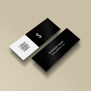 Élégant votre logo Prix minimaliste noir blanc