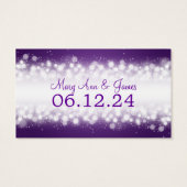 Élégant Voucher Boisson Magique Étincelle Violet (Dos)