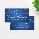 Élégant Voucher Boisson Sparkling Lines Sapphire B (Bureau)