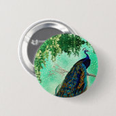 Elegant vredeswerk ronde button 5,7 cm (Voorkant /achterkant)